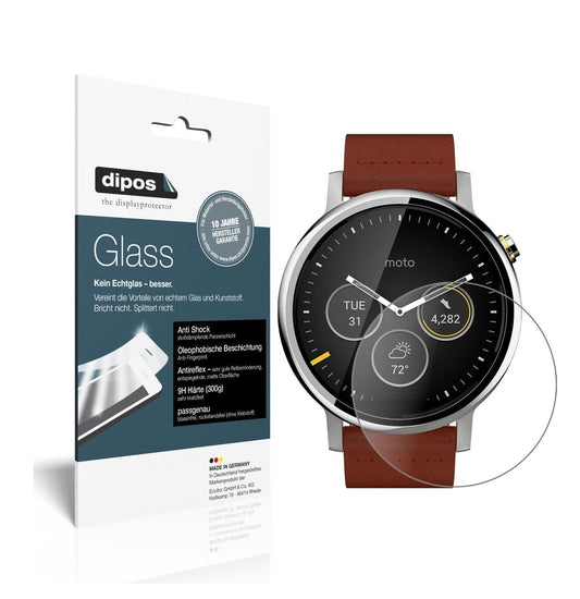 1x 9H Schutzfolie matt für Motorola Moto 360 (2019 (1)