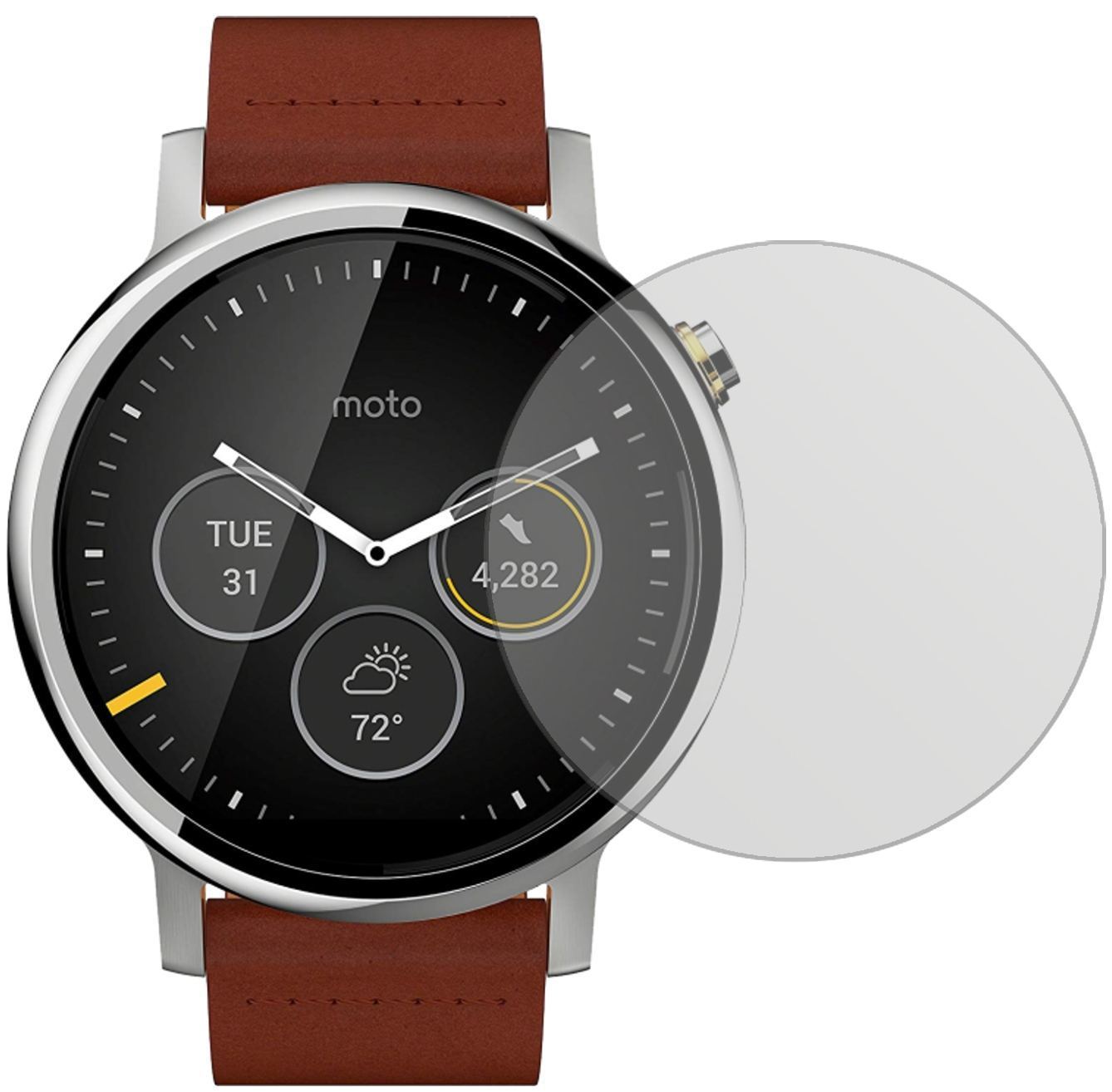 1x Schutzfolie matt für Motorola Moto 360 (2019) D (2)