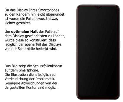 Blickschutzfolie für Oppo A11x matt Schutzfolie Pr (5)