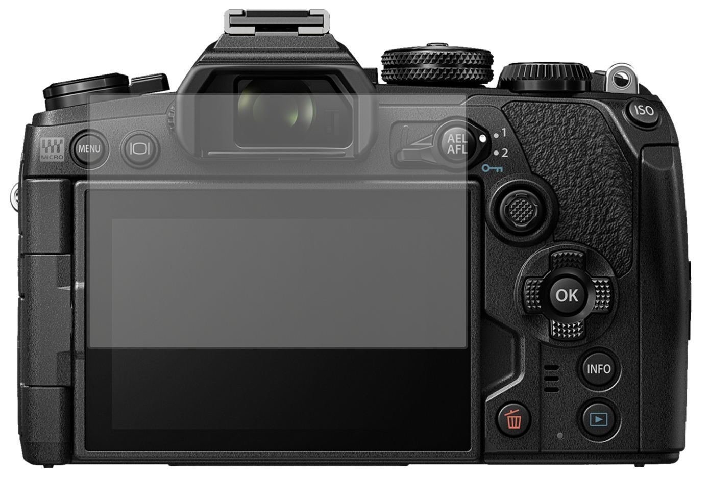 6x Schutzfolie matt für Olympus OM-D E-M1 Mark III (2)