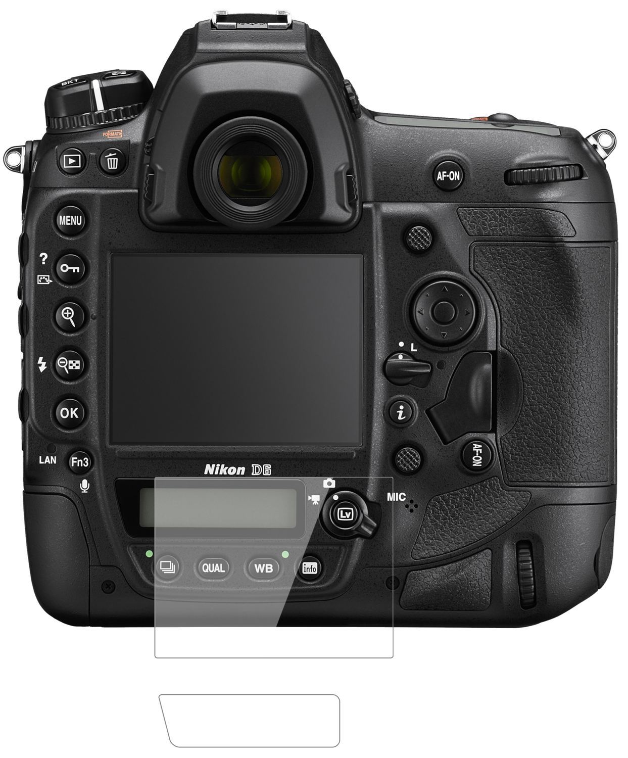 2x 9H Schutzfolie für Nikon D6 Panzerfolie (2)