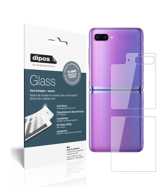 1x 9H Schutzfolie für Samsung Galaxy Z Flip Rückse (1)