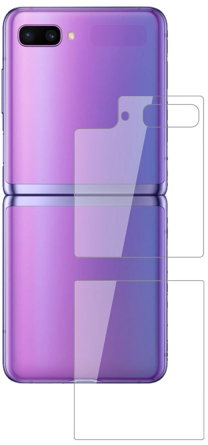 1x 9H Schutzfolie für Samsung Galaxy Z Flip Rückse (2)