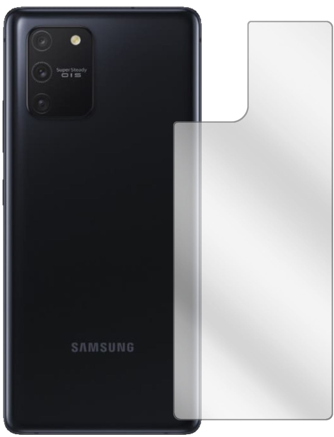 1x Schutzfolie klar für Samsung Galaxy S10 Lite Rü (2)