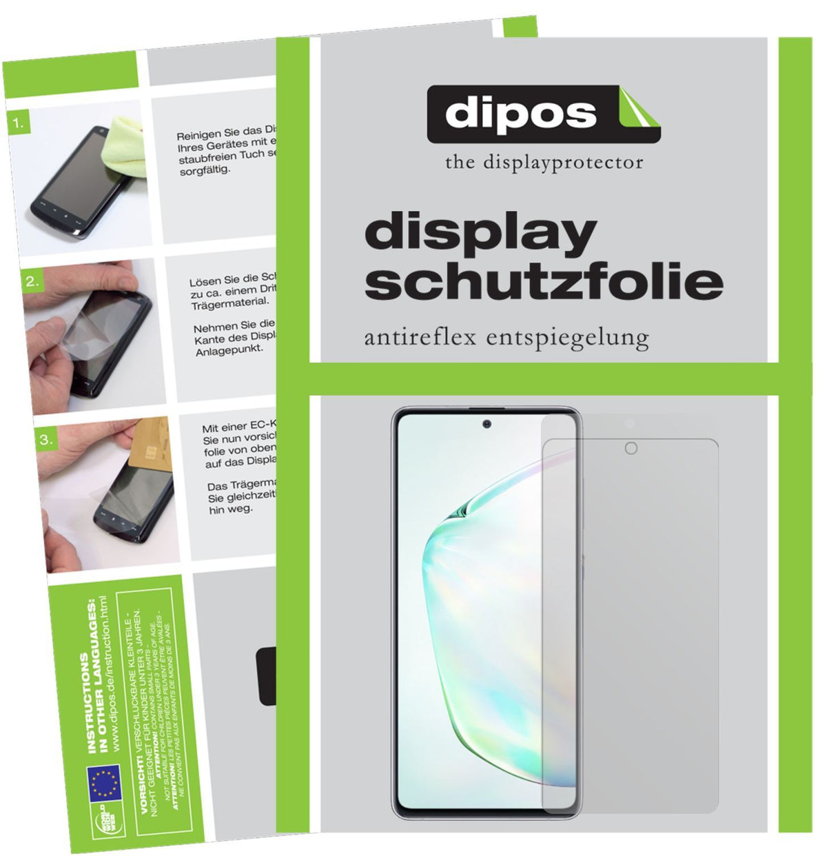 5x Schutzfolie matt für Samsung Galaxy Note 10 Lit (1)