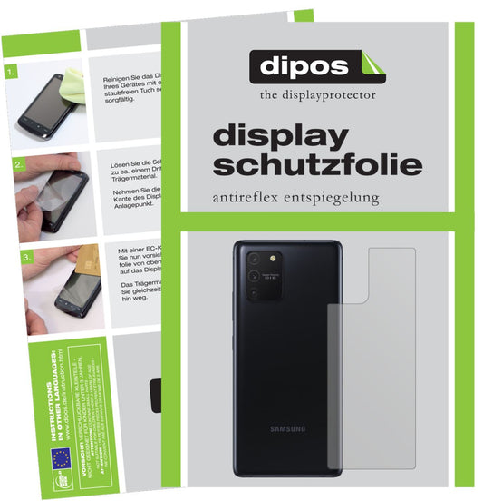 2x Schutzfolie matt für Samsung Galaxy S10 Lite Rü (1)