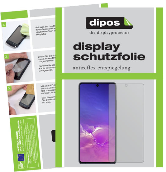 2x Schutzfolie matt für Samsung Galaxy S10 Lite Di (1)