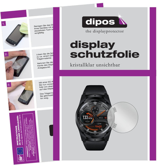 1x Schutzfolie klar für Mobvoi TicWatch Pro 4G Dis (1)