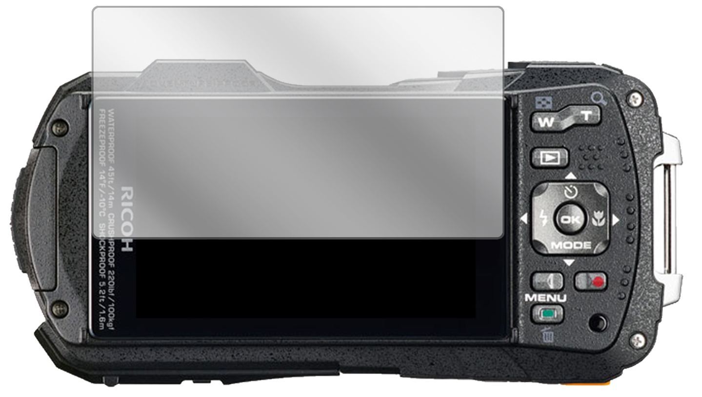 1x Schutzfolie klar für Ricoh WG-70 Display-Schutz (2)