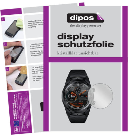6x Schutzfolie klar für Mobvoi TicWatch Pro 4G Dis (1)