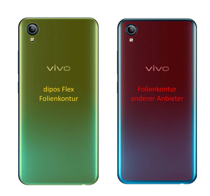 2x 3D Full Cover Schutzfolie für Vivo Y91C (2020)  (2)