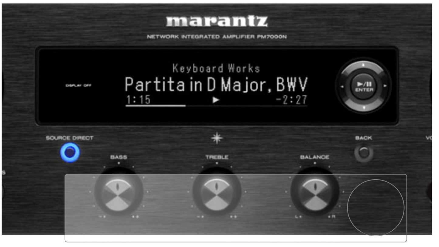 1x 9H Schutzfolie matt für Marantz PM7000N Panzerf (2)