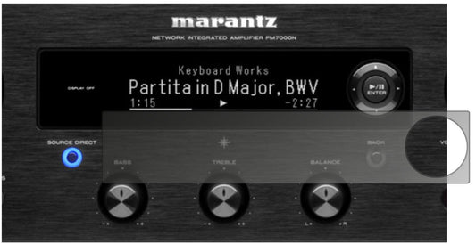Blickschutzfolie für Marantz PM7000N matt Schutzfo (1)