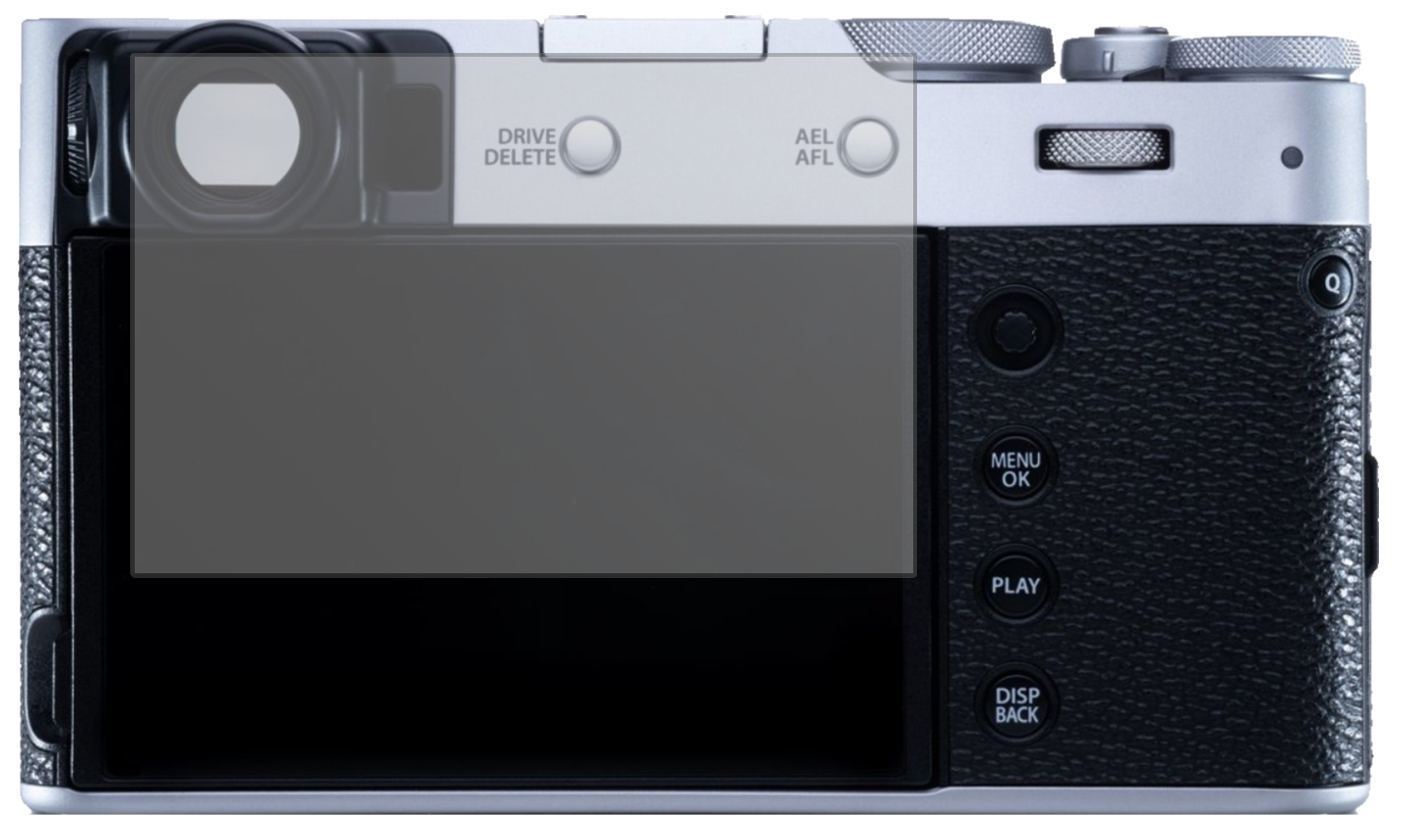 2x Schutzfolie matt für Fujifilm X100V Display-Sch (2)