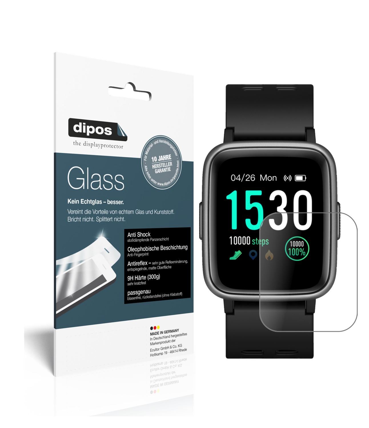 2x 9H Schutzfolie matt für Pearl Newgen medicals S (1)