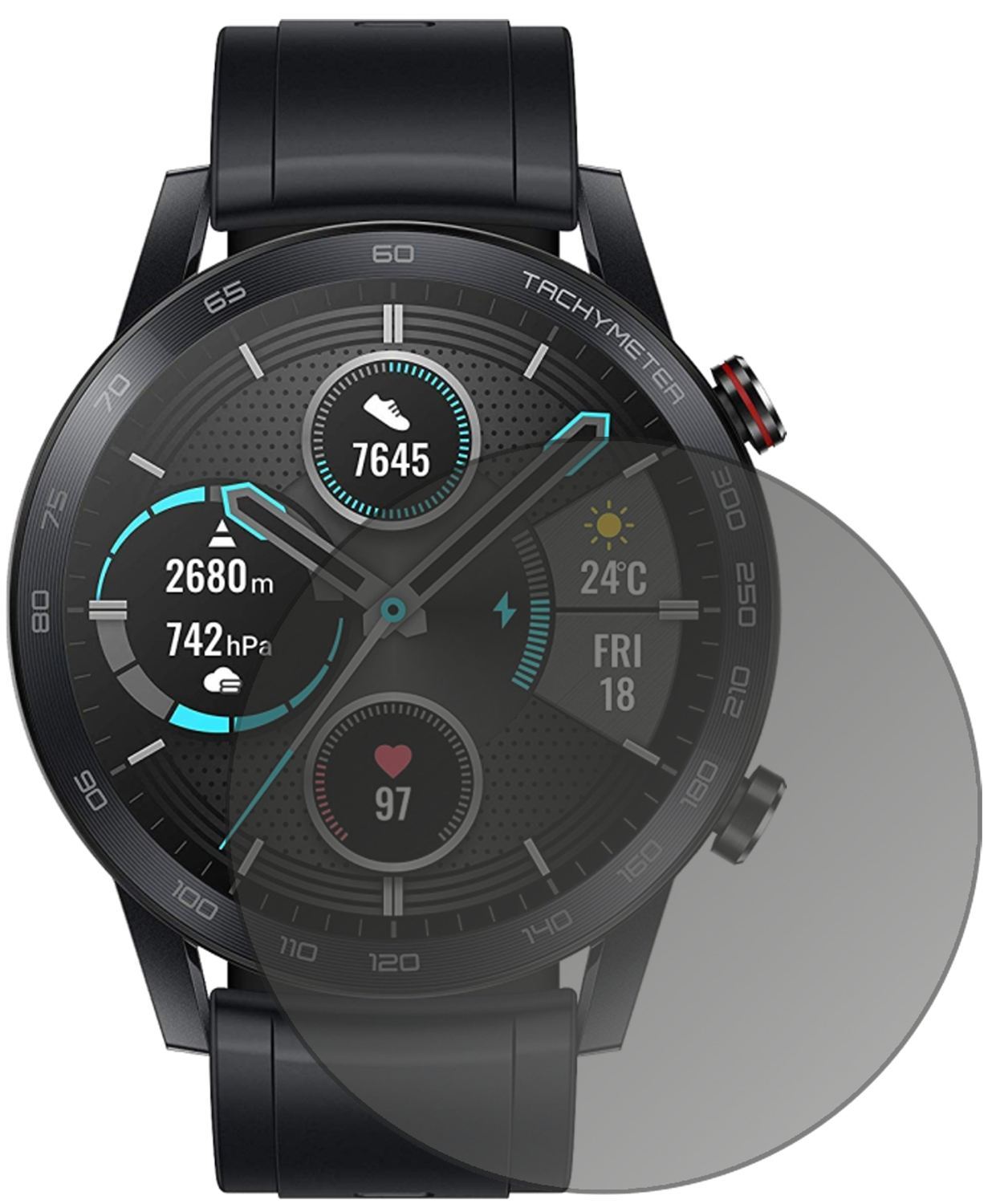 Blickschutzfolie für Honor Magic Watch 2 46mm matt (2)