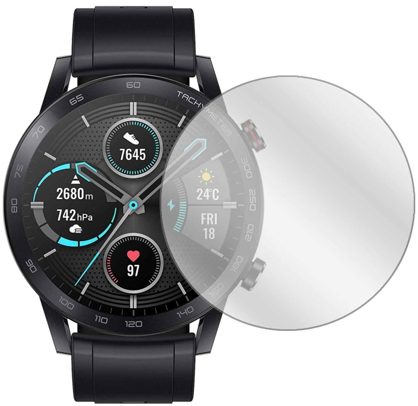 6x Schutzfolie klar für Honor Magic Watch 2 46mm D (2)