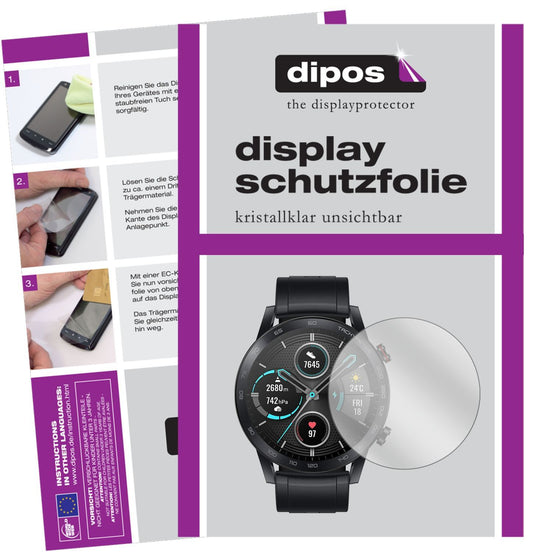 2x Schutzfolie klar für Honor Magic Watch 2 46mm D (1)