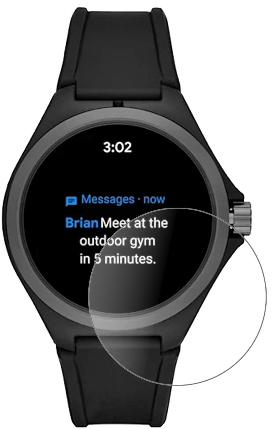 2x 9H Schutzfolie matt für Puma PT9100 Smartwatch  (2)
