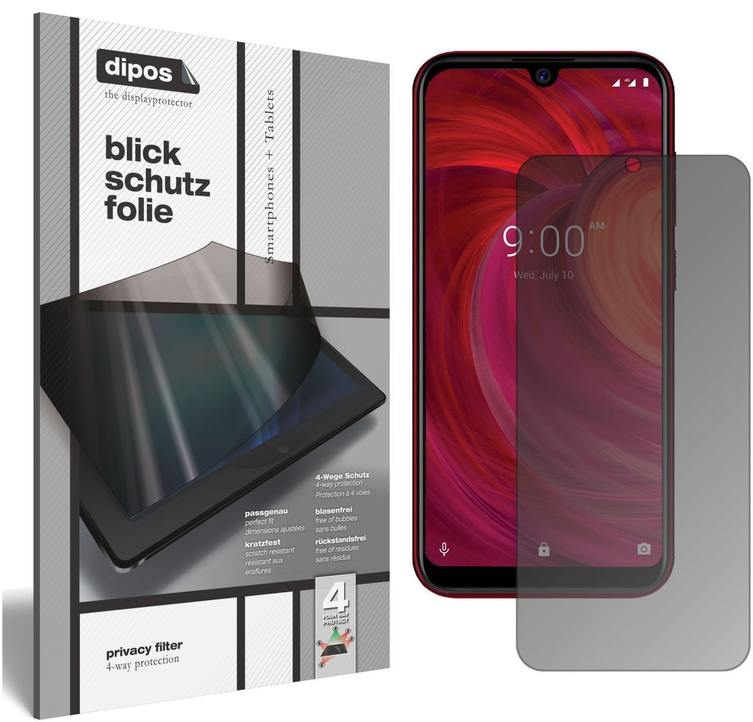Blickschutzfolie für Lava Z71 matt Schutzfolie Pri (1)