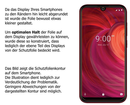 Blickschutzfolie für Lava Z71 matt Schutzfolie Pri (5)