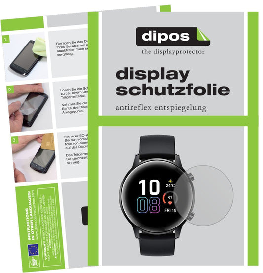 2x Schutzfolie matt für Honor Magic Watch 2 42mm D (1)