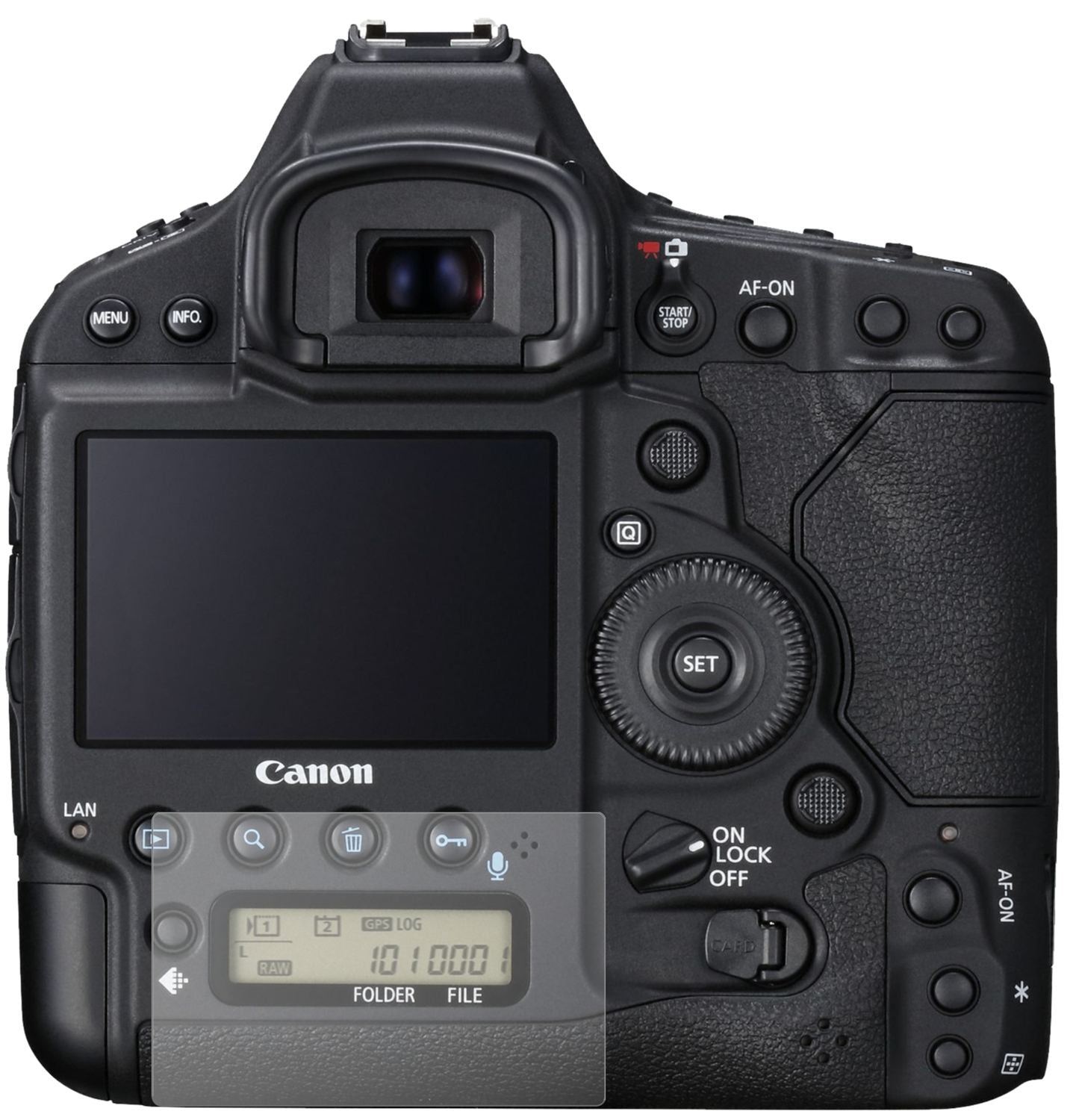 1x 9H Schutzfolie matt für Canon EOS-1D X Mark III (2)