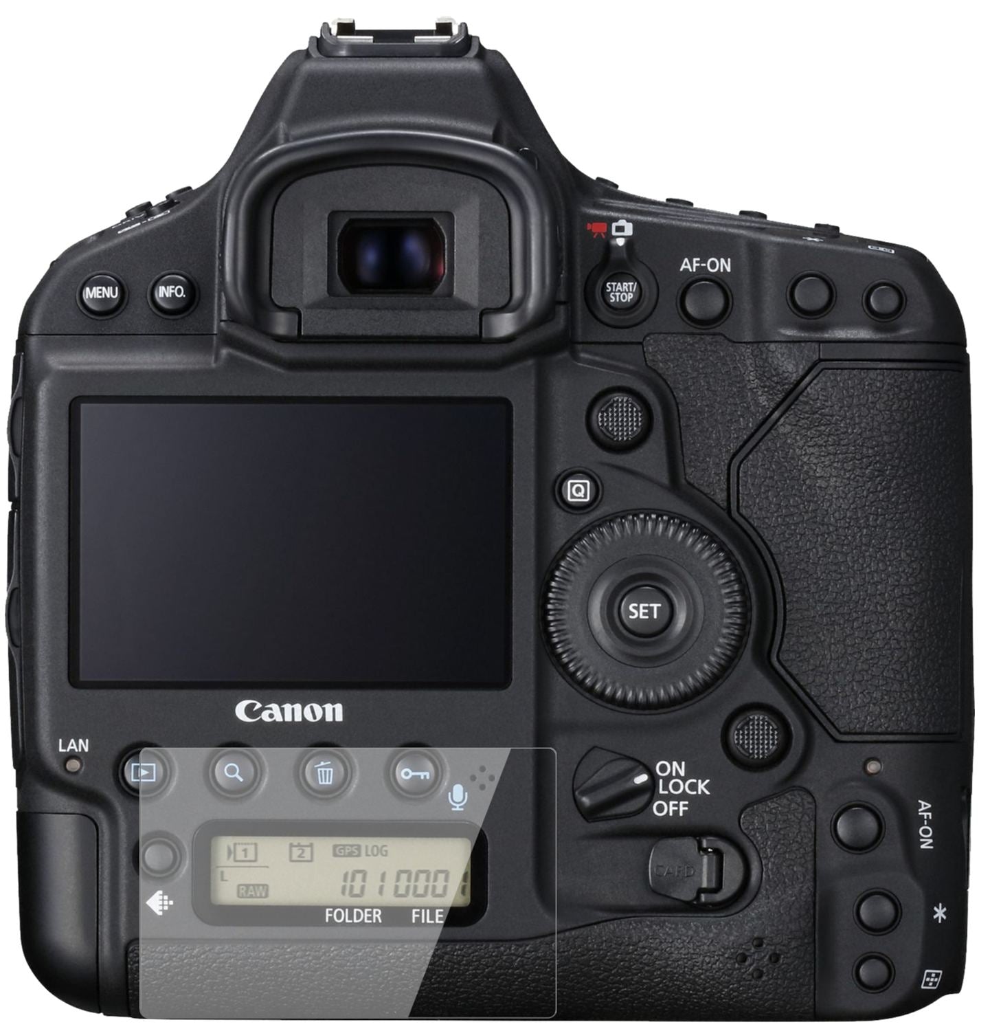 2x 9H Schutzfolie für Canon EOS-1D X Mark III Panz (2)