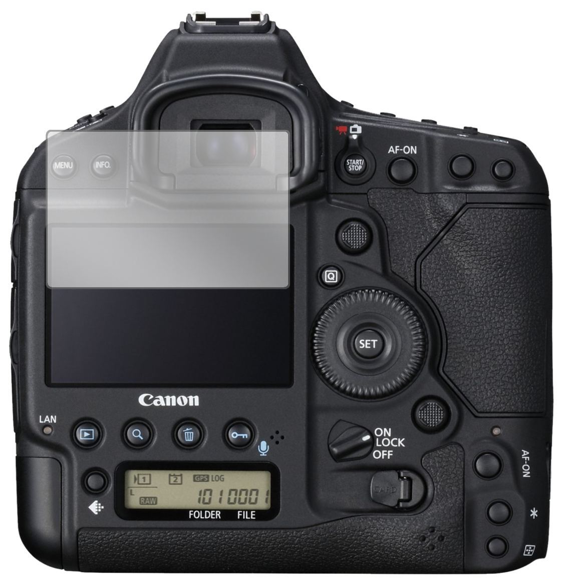 6x Schutzfolie klar für Canon EOS-1D X Mark III Di (2)