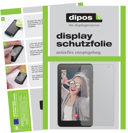 2x Schutzfolie matt für Vankyo MatrixPad Z1 7 Zoll (1)