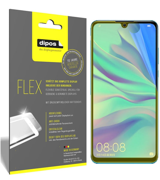 2x 3D Full Cover Schutzfolie für Huawei P30 Lite ( (1)