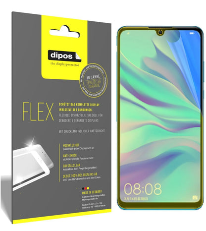 3x 3D Full Cover Schutzfolie für Huawei P30 Lite ( (1)