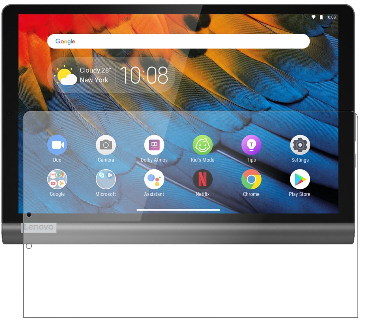 2x 9H Schutzfolie matt für Lenovo Yoga Smart Tab 1 (2)