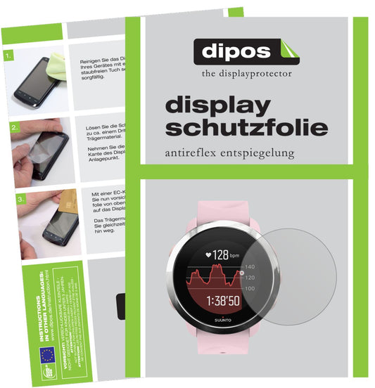 5x Schutzfolie matt für Suunto 3 Fitness Display-S (1)