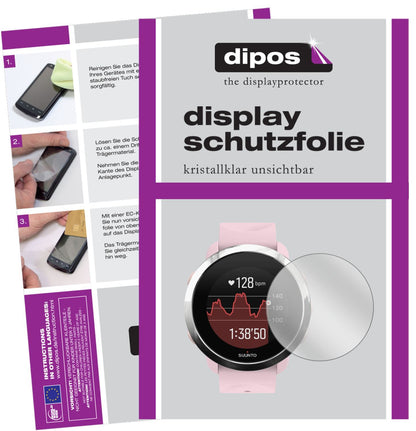 2x Schutzfolie klar für Suunto 3 Fitness Display-S (1)