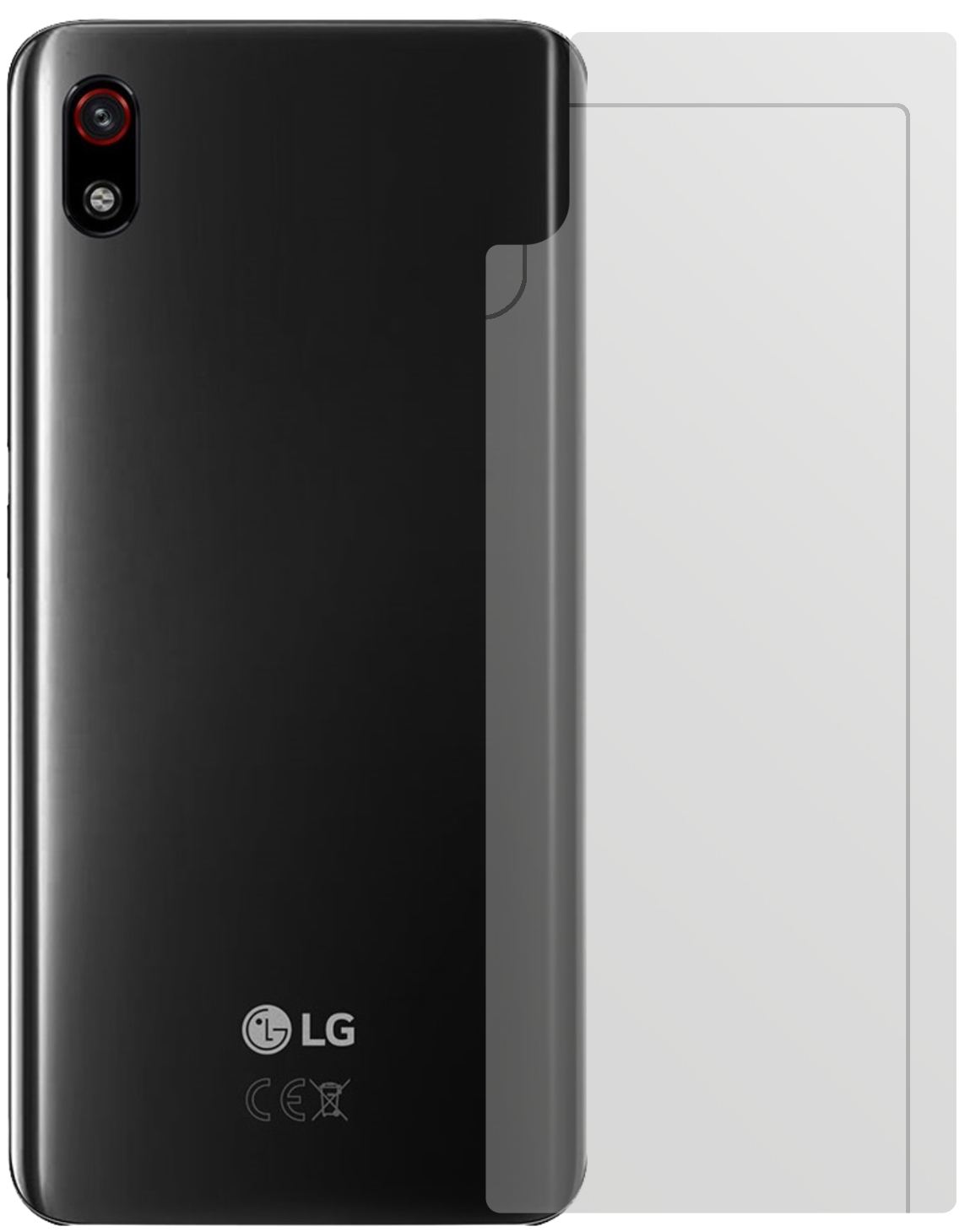 1x Schutzfolie matt für LG W10 Alpha Rückseite Dis (2)