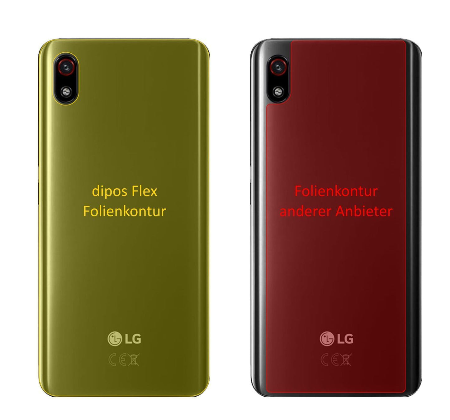 3x 3D Full Cover Schutzfolie für LG W10 Alpha Rück (2)