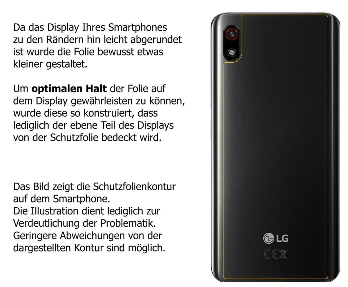 2x 9H Schutzfolie für LG W10 Alpha Rückseite Panze (3)