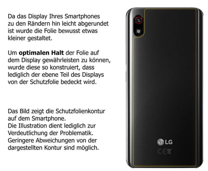 2x 9H Schutzfolie für LG W10 Alpha Rückseite Panze (3)