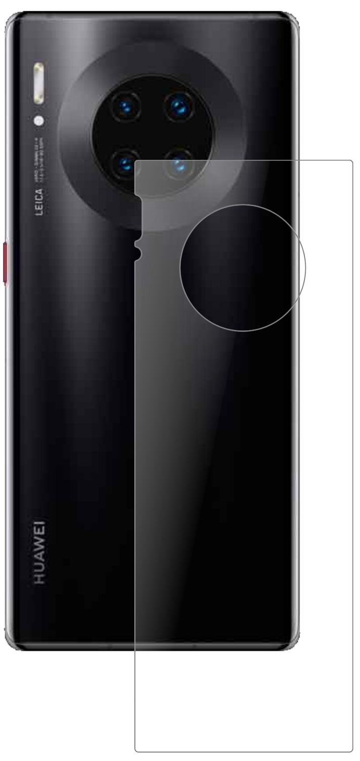 1x 9H Schutzfolie matt für Huawei Mate 30 Pro Rück (2)