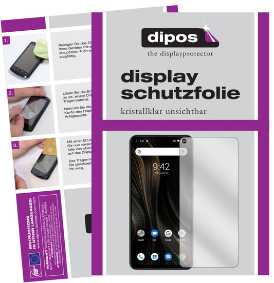 5x Schutzfolie klar für Umidigi Power 3 Display-Sc (1)
