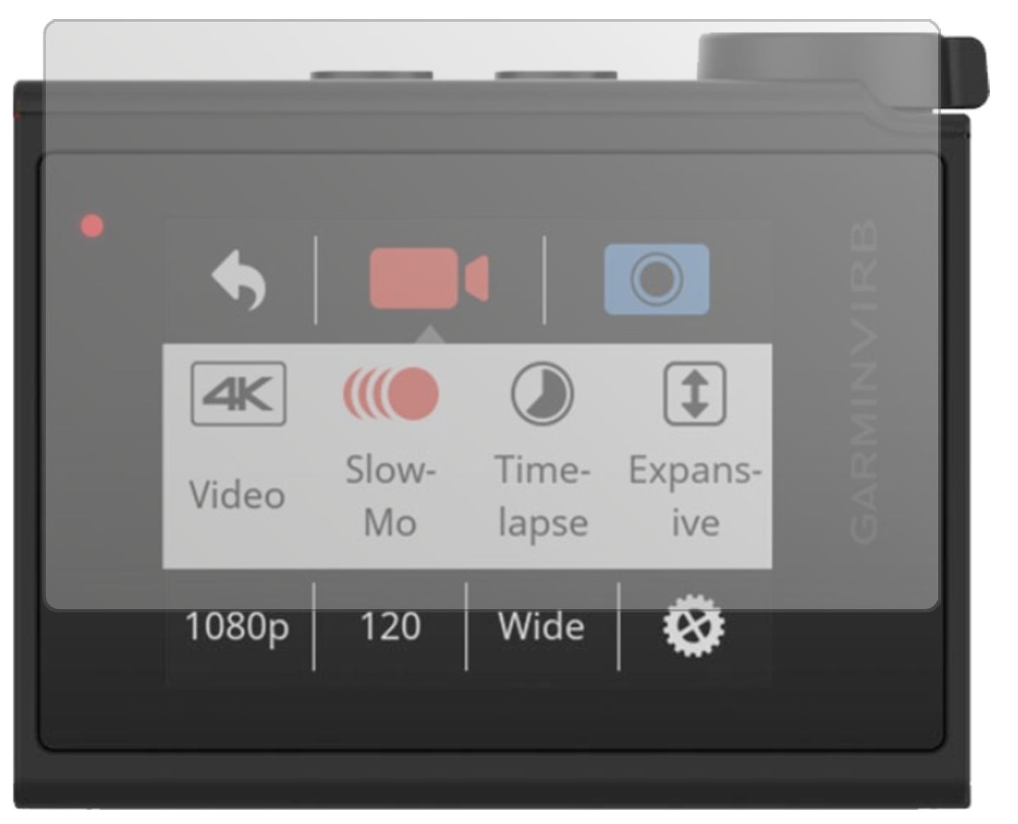 6x Schutzfolie matt für Garmin Virb Ultra 30 Displ (2)