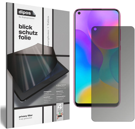 Blickschutzfolie für Huawei Enjoy 10 matt Schutzfo (1)