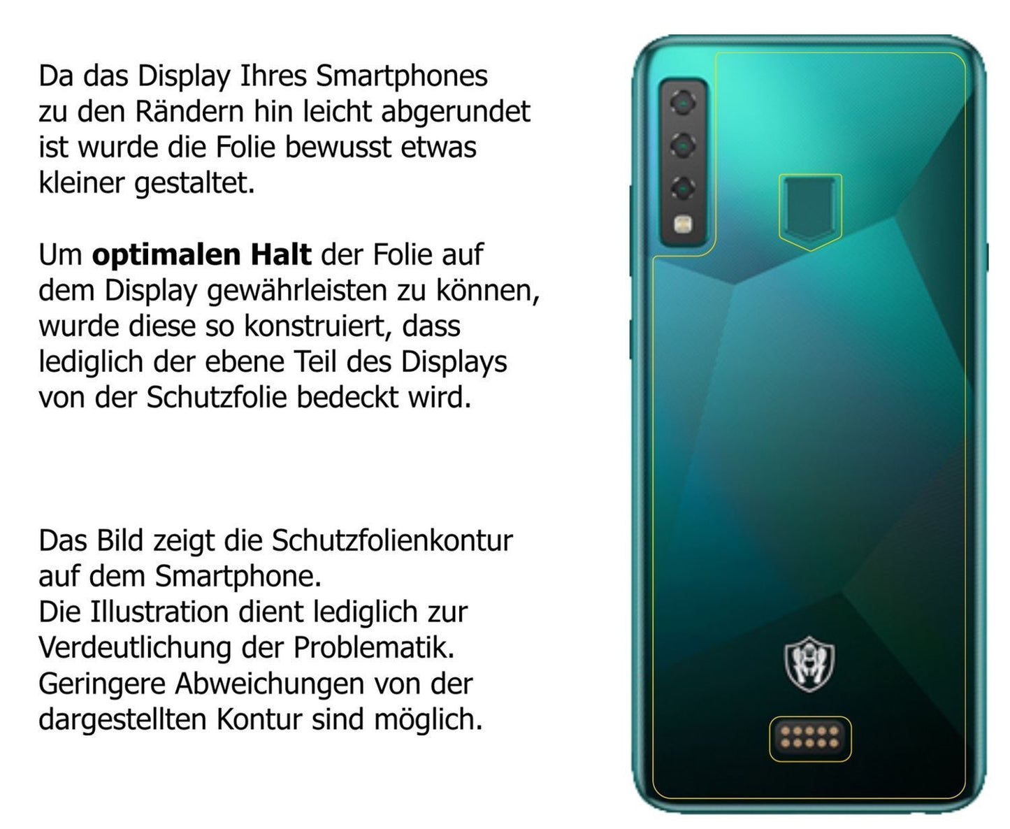 6x Schutzfolie klar für HiSense King Kong 6 Rückse (5)