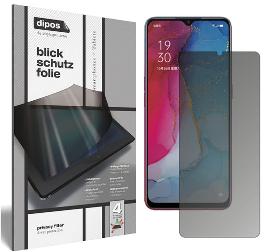 Blickschutzfolie für Oppo Reno3 matt Schutzfolie P (1)