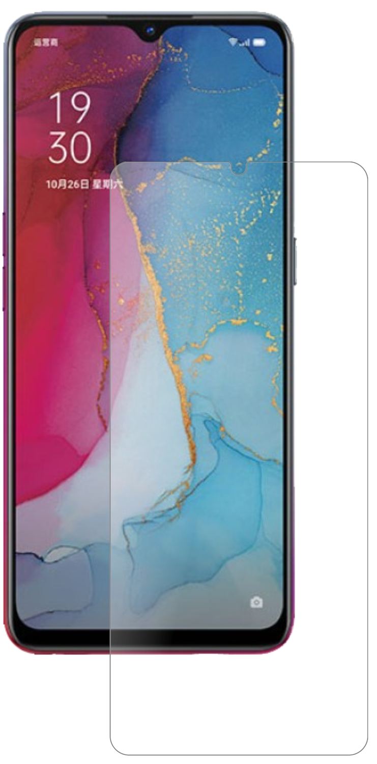 2x 9H Schutzfolie matt für Oppo Reno3 Panzerfolie (2)