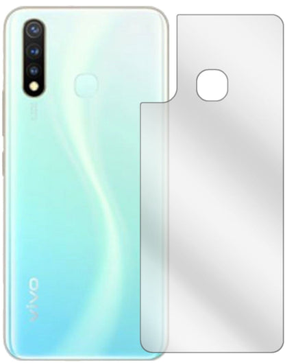 2x Schutzfolie klar für Vivo U20 Rückseite Display (2)