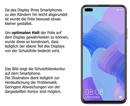 Blickschutzfolie für Huawei nova 6 5G matt Schutzf (5)