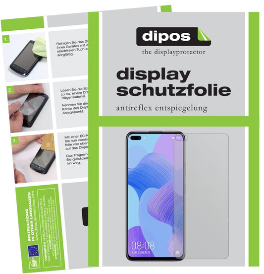 4x Schutzfolie matt für Huawei nova 6 5G Display-S (1)