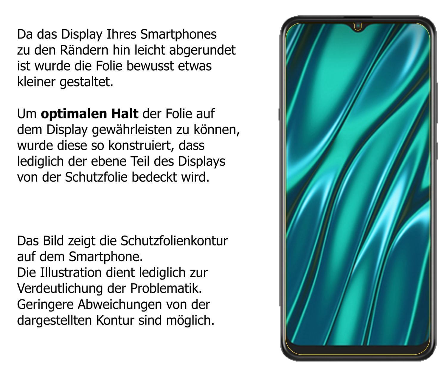 Blickschutzfolie für HiSense King Kong 6 matt Schu (5)